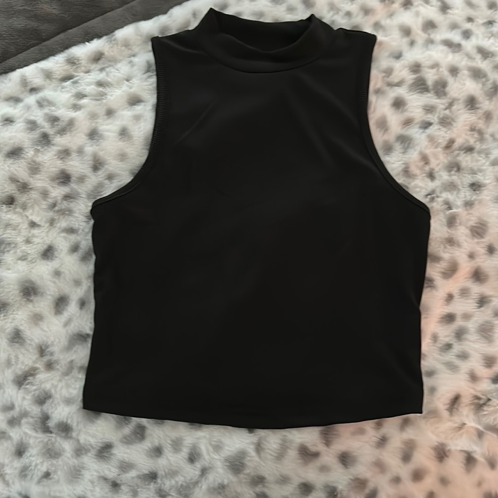 Black shein Crop top